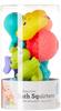 Infantino (Japan Official Product) Sea Friends [Bath Toy, Bath Toy, Colorful, Soft Material, For Bathe-Loving Babies, Suitable for Early Childhood