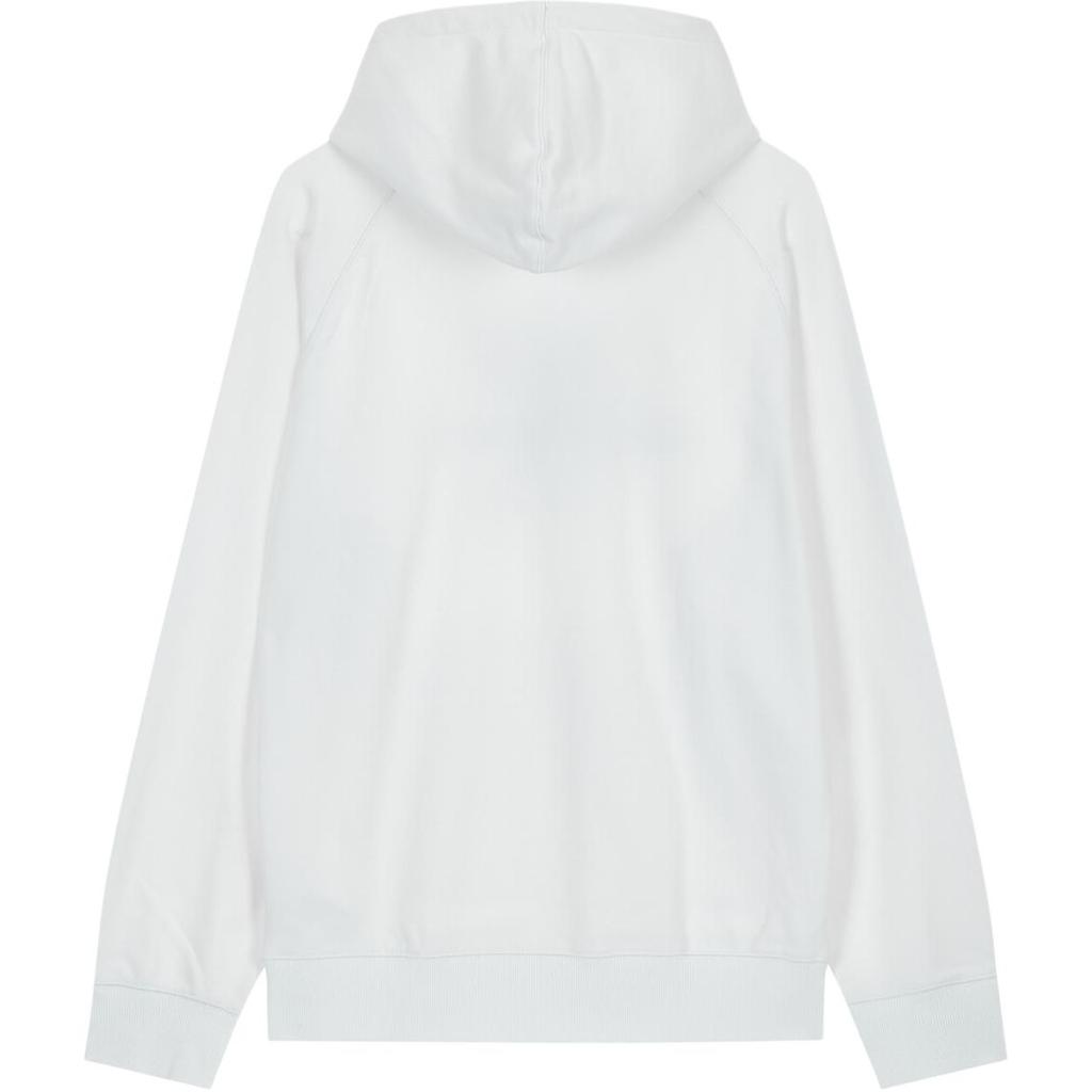 Calvin Klein Letter Print Comfortable Loose Fit Raglan Sleeve Sweatshirt Men Sweatshirt Bright-White J326969-YAF