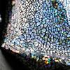 50x145cm Laser Iridescent Coated Fabric Diy Elastic Skirt Dress Cloth Stage Background Decorative Material Clothing Supplies