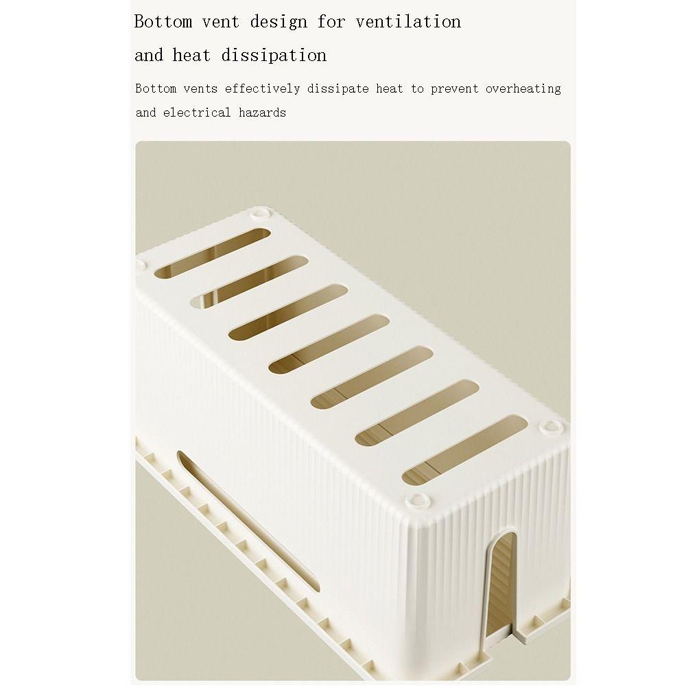 Dustproof Cable Storage Box With Lid Wire Management Case Socket Storage Box  Home