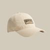 Four Seasons Casual Peaked Hat Men's Big Head Circumference Soft Top Patch Retro Hat Autumn and Winter Versatile Baseball Cap Tide