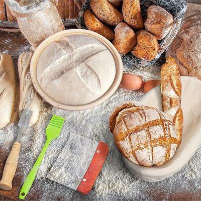 1 pièce - Panier de Fermentation de Pâte Paniers de Pousse de Pain Panier Naturel en Rotin pour Boulangers Professionnels et Amateurs