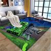 Tappeto con motivo Minecraft, Tappetino da interno/esterno, per Picnic, Sala giochi, Camera da letto, Ufficio, Soggiorno, Tappeto decorativo per la casa, Regalo di compleanno