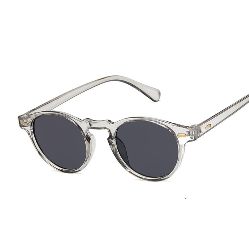 Fashion Round Cat Eye Sunglasses Retro Man Brand Design Woman Shades Sun Glasses Male Female UV400