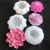 Silikon-Kerzenformen mit Blumenthema für Epoxidharz, handgefertigte Kerzen-, Seifen-, Fondant-, Süßigkeiten-, Kuchenformen, Schokoladenformen