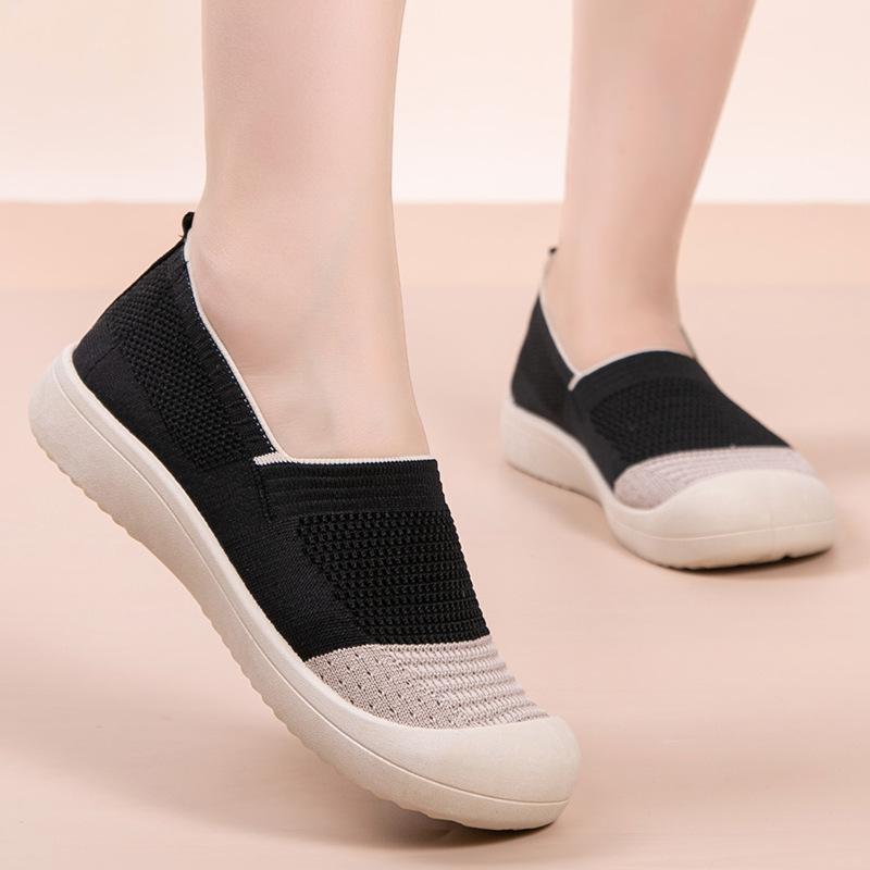Vară nou pantofi de pânză vechi Beijing pentru femei plasă respirabil ușor casual talpă moale confortabil plasă un pedal pantofi mamă