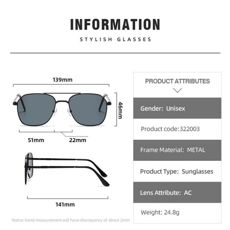Fashion Retro Sunglasses Double Bridge Metal Sunglasses Ins Personality Irregular Net Red Sunglasses