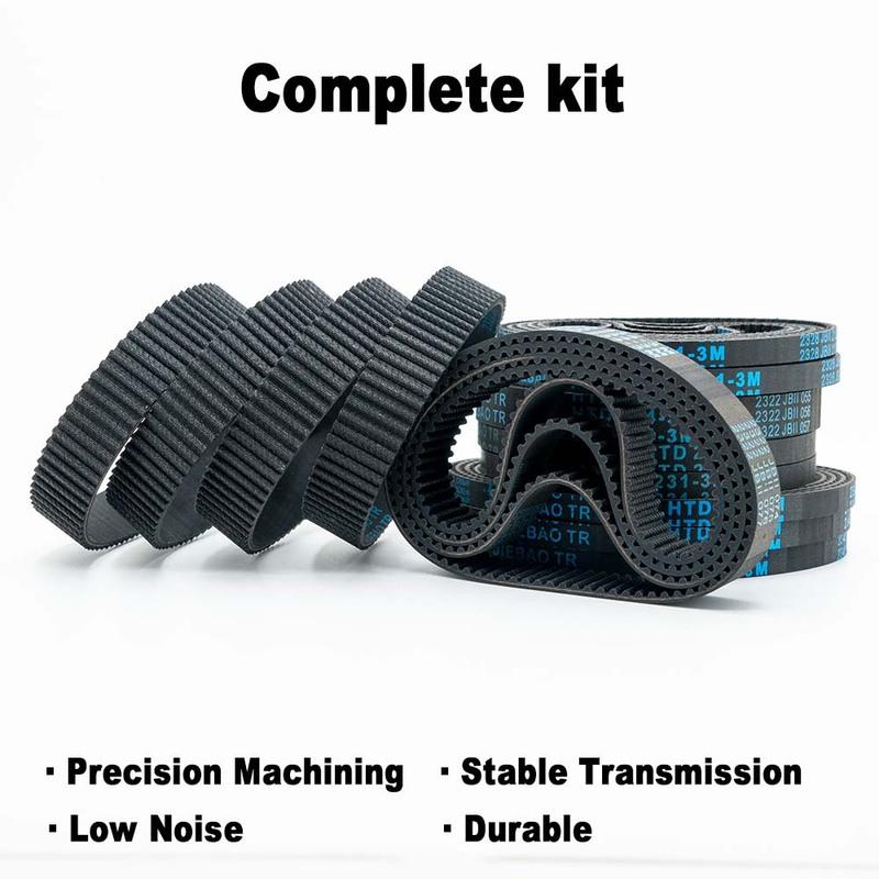 In Stock HTD 3M Rubber Timing Belt 732 735 738 741 747 750 753 756 759 762 765 768 774 780mm Closed Loop Belt for 3D Printer CNC