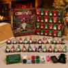 Halloween Decoration Pendant Set Gnome Advent Calendar, Christmas DIY Faux Diamond Art Calendar 31 Days Craft Kit, Handmade Hanging Ornaments