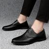 Fashion 2024 New Arrival Lace-Up Upscale Elegantes Formal Footwear Male Shoes School Casual Leather Slip on Bureau Dressing Shoes Man