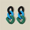 Irregular Acrylic Earrings Unique Fashion Earrings Lightweight and Comfortable Studs Earrings Suitable for Daily Wear