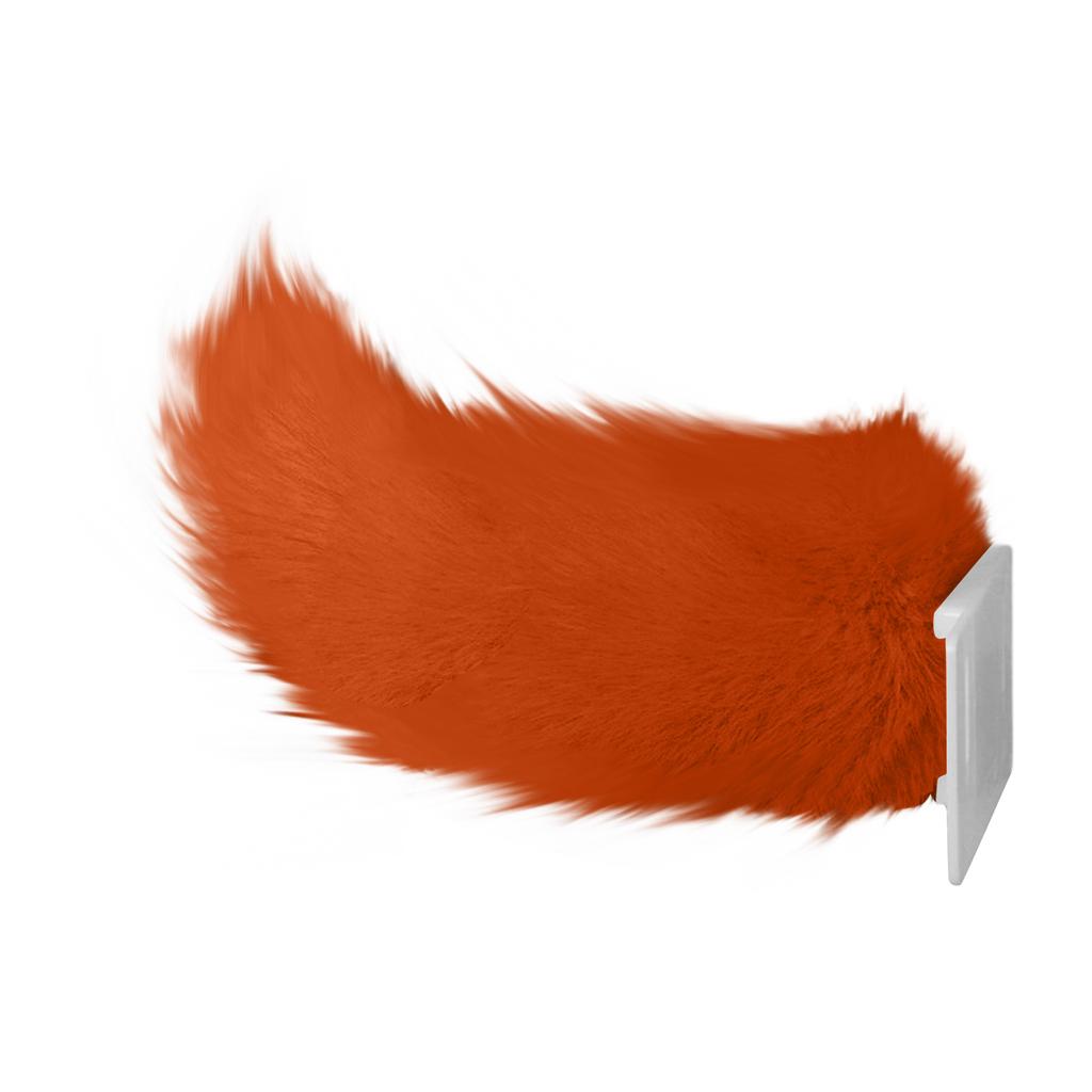 Electric Remote Control Plush Tail for Cars Electric Vehicles Sound Activated Faux Fur Tail Attachment for Vehicle Rear Decoration Single Color