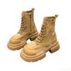 Retro Thick Bottom Women's Autumn New Style Simple Comfortable Coarse Heel Versatile Daily Casual Women's Boots