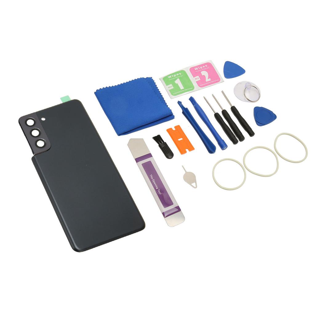 Pour    1 Remplacement de Verre de Couvercle Arrière Ajustement Parfait Boîtier Arrière de Téléphone Kit d'Outils avec Cadre de Caméra Pré-installé