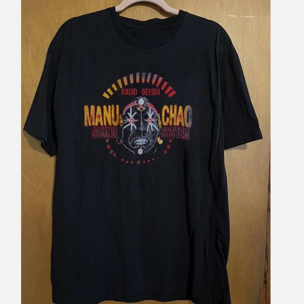 

MANU CHAO Concert Tour Men Women TShirt S To 2345XL Unisex T-Shirt XL