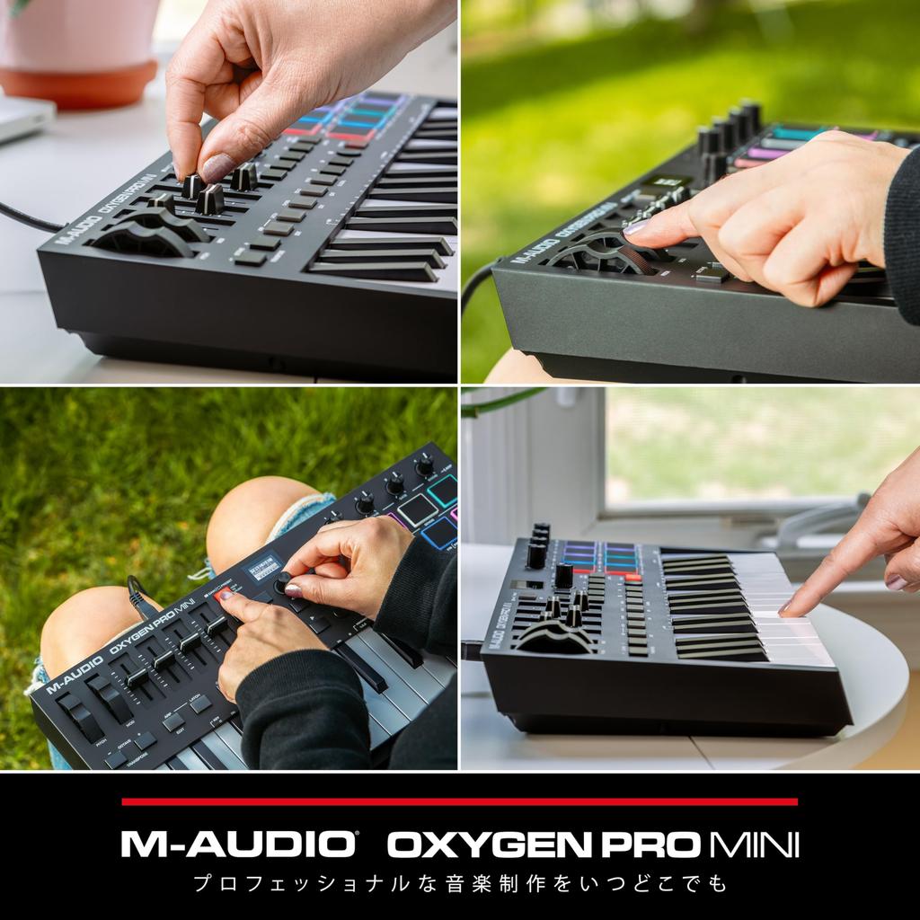 M-AUDIO Oxygen Pro Mini – 32-Tasten-USB-MIDI-Keyboard