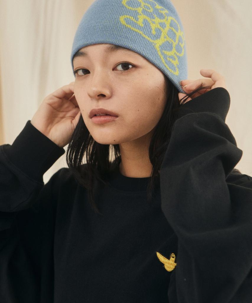 MARK GONZALES Angel Wappen Long Sleeve T-Shirt - Black