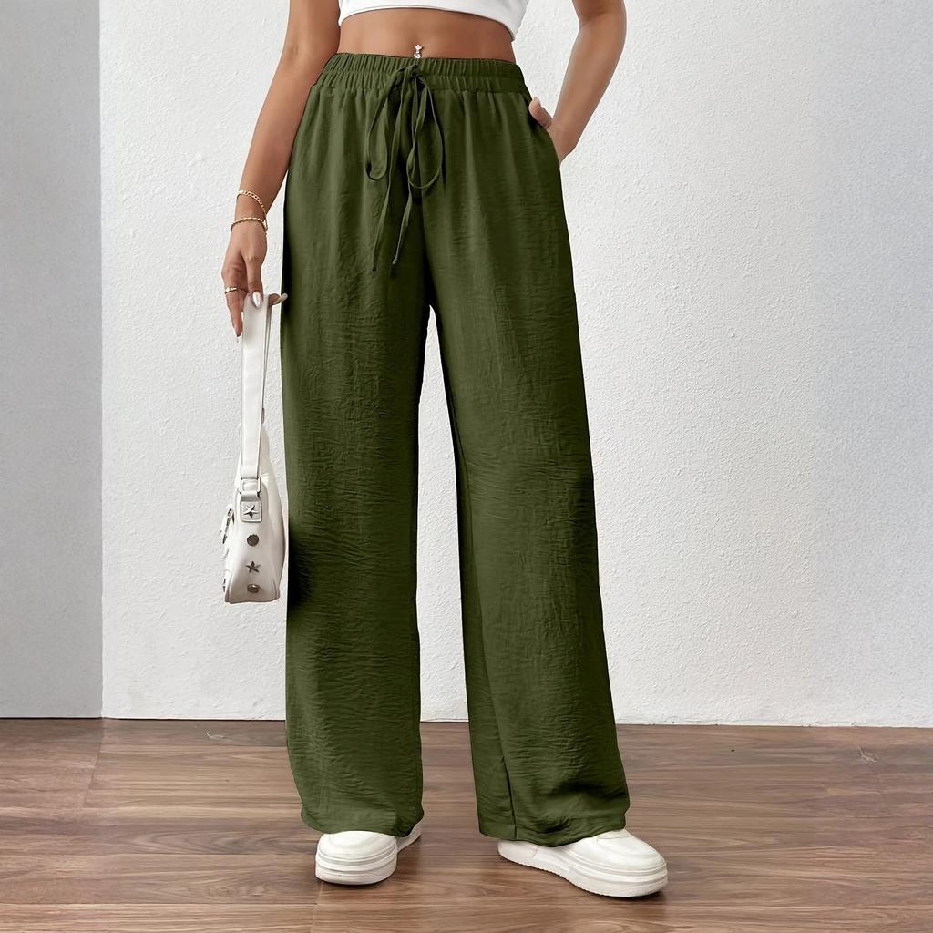 Women's Fashion Loose Casual Wide Leg Pants Casual Pants