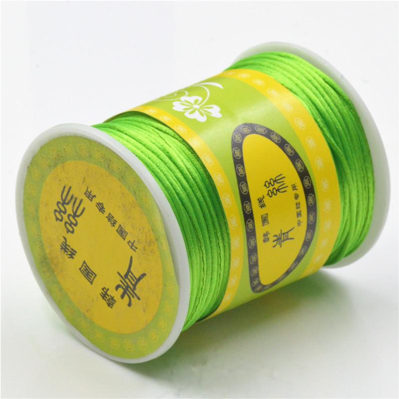 Line 7, Chinese Knot Silk Red Thread, Woven Bracelet Thread, 80 Meters Per Roll