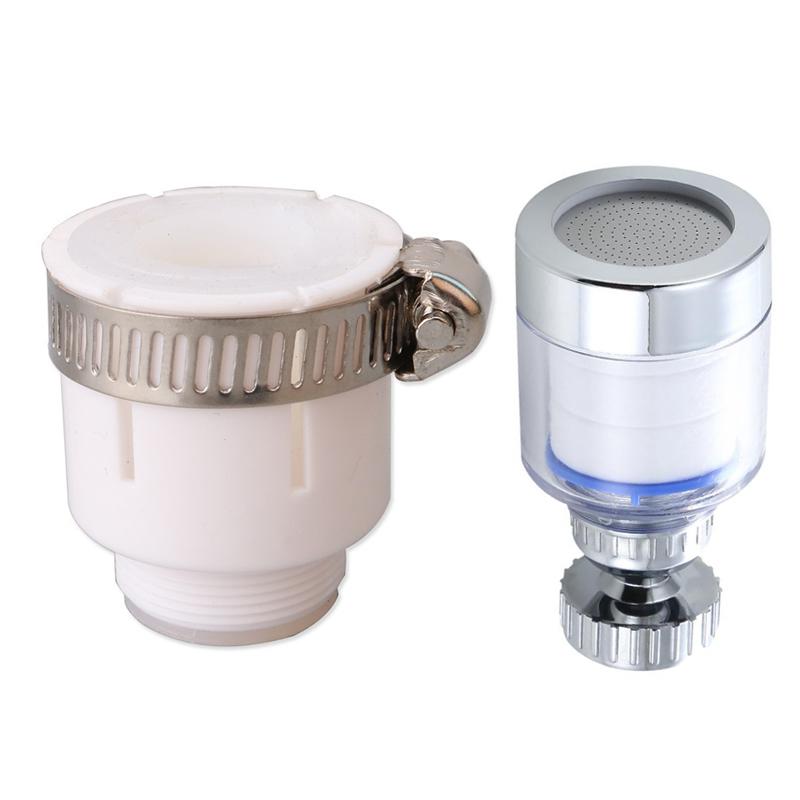 360 Degree Rotating Faucet Filters Bubbler Mount Anti-Splash For Household Kitchen Bathroom Faucet Water Clean Filter Purifier