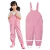 Kinder Wasserdichte Regenhose Kleinkind Kinder Jungen Mädchen Regenhose Winddichte Wasserdichte Latzhose Overall Kleidung