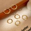 925 Sterling Silver Minimalist Huggie Hoop Earrings | Gold/Silver Tone Multiple Sizes Small Hoop Earrings for Women Men