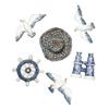 Miniatures - sct.-LS - Wrecks - Polyresin - 2-4 Cm - 6 Pieces