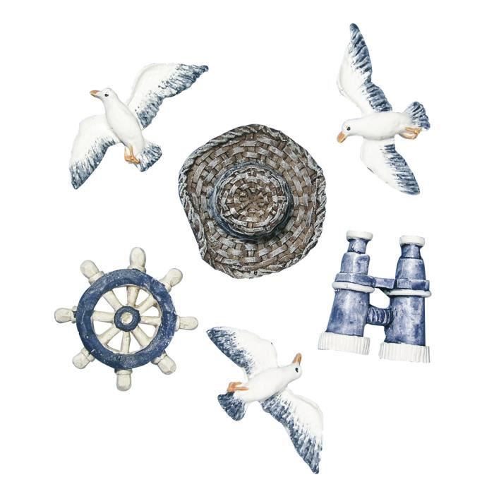 Miniatures - sct.-LS - Epaves - Polyrésine - 2-4 cm - 6 pièces