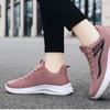 New Style Flat-soled Comfortable Fashionable Casual Walking Shoes Breathable Mesh Lace-up Lightweight Sneakers Women
