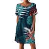 Women's Dresses T-Shirt Dresses With Pockets Solid Color Casual Beach Dresses