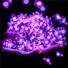 Solar Fairy String Light Sakura Garlands 5M Peach Flower CherryLED Lamp for Wedding Party Garden Outdoor Decor Led Lights