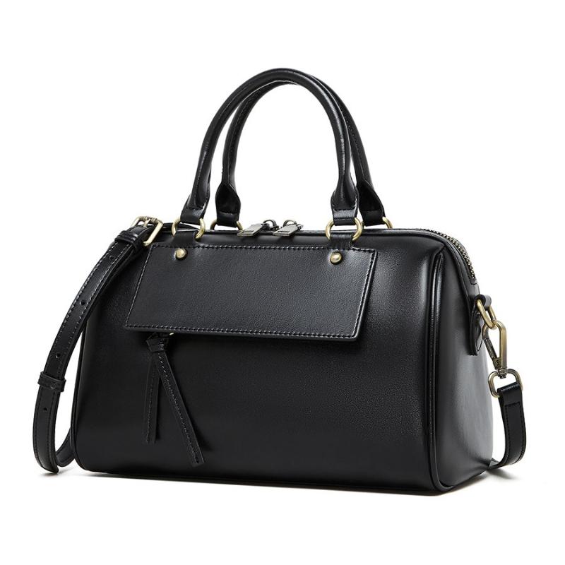 

Сумка женская из натуральной кожи, универсальная, повседневная, ручная, Бостон, коровья кожа, на плечо, кроссбоди, модная 25*14*18