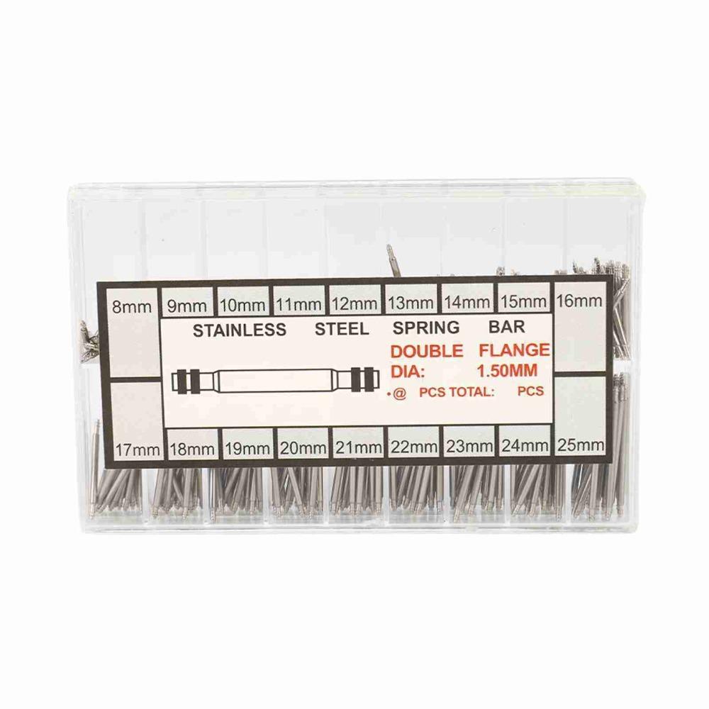 

8-25mm Size Watch Band Spring Bars Stainless Steel Watch Repair Tool Watch Band Replacement 1 * Box of Watch Spring Bars