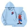 Kids' Long Sleeve Loose Fit Pullover Hoodie with and Print