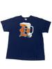 Unisex Shirt Cotton Oversize Large Size Detroit Tigers Navy Jerzees Beer Tee Size XL