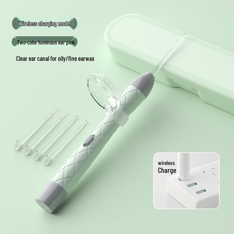 Baby Earwax Removal Tool: Soft-Headed Ear Pick with Light for Infants and Toddlers