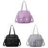 Polyester Hollow Out Beach Bag With Breathable Mesh For Travel And Leisure Use