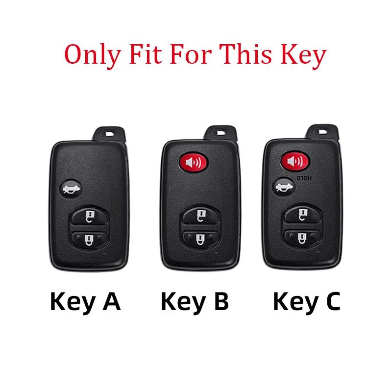 2/3/4 Buttons Zinc Zlloy Car Key Case For S1 Aqua RAV4 Land Cruiser Camry Prado Corolla Prius Shell Cover Keyless Remote Fob JH0