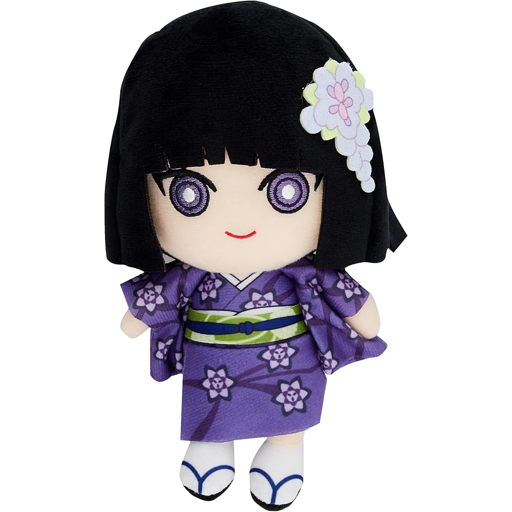 Demon Slayer Chibi Plush Toy Black Hair 2636 8 Inch Collectible Stuffed Figure