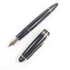 Excellent MONTBLANC Fountain Pen Meisterstück 146 Cap Type Black Gold 14K Mens Used