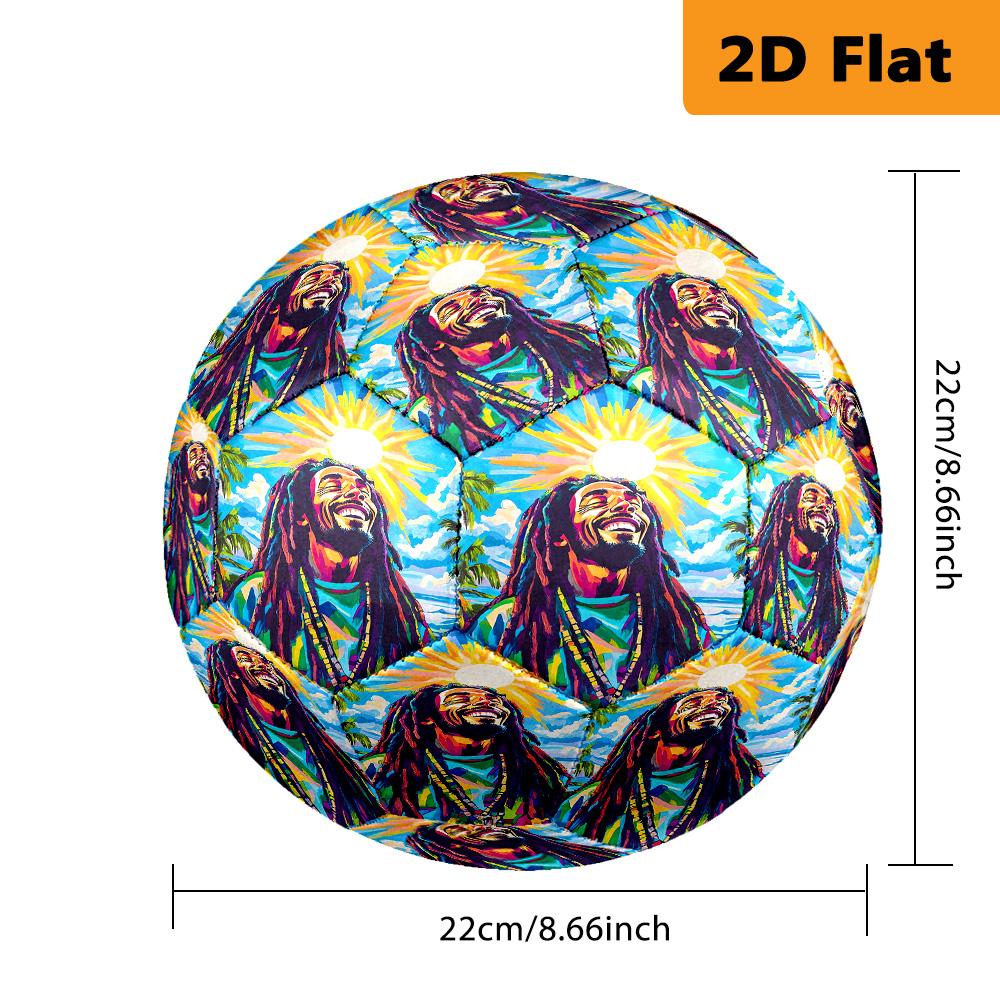 Vibrant Roots Sunshine Soccer Ball Suitable for Both Training and Competition Suitable for Training, Competition, and Indoor and Outdoor Sports.