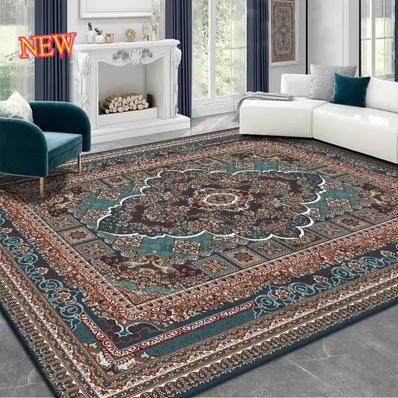 Retro Persian Style Carpet for Living Room 200x300 Luxury Large Area Rugs Bedroom Decoration Dirt-resistant Anti-slip Lounge Mat