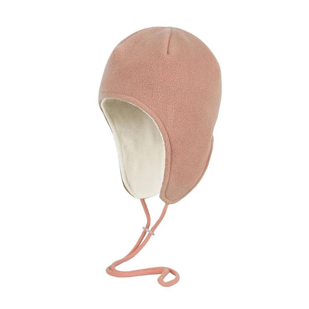 

Ветрозащитная спортивная шапка Двухслойная флисовая шапка Утепленная велосипедная шапка Зима розовый