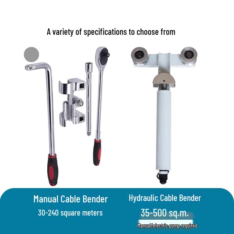 CCD Manual Hydraulic Cable Bender CN plug (adapter included)