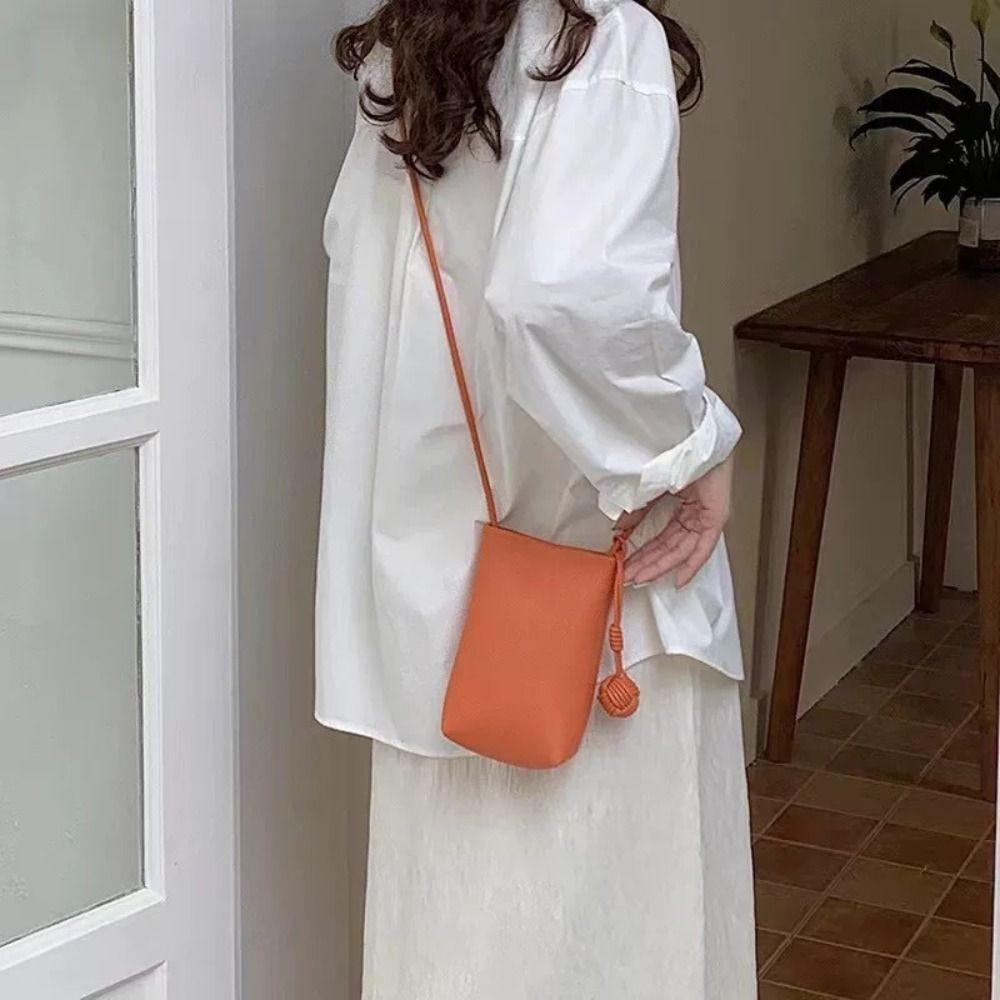 Mini Crossbody Bags New Large Capacity Soft PU Phone Pouch All-match Waterproof Coin Purse Women Handbags Pu Shoulder Bags
