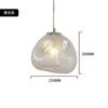 Postmodern Light Luxury Creative Hotel Restaurant Bar Counter Duplex Staircase Decorative Glass Chandelier