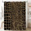Modern Black Spider Web Shower Curtain Luxury Bathroom Decor