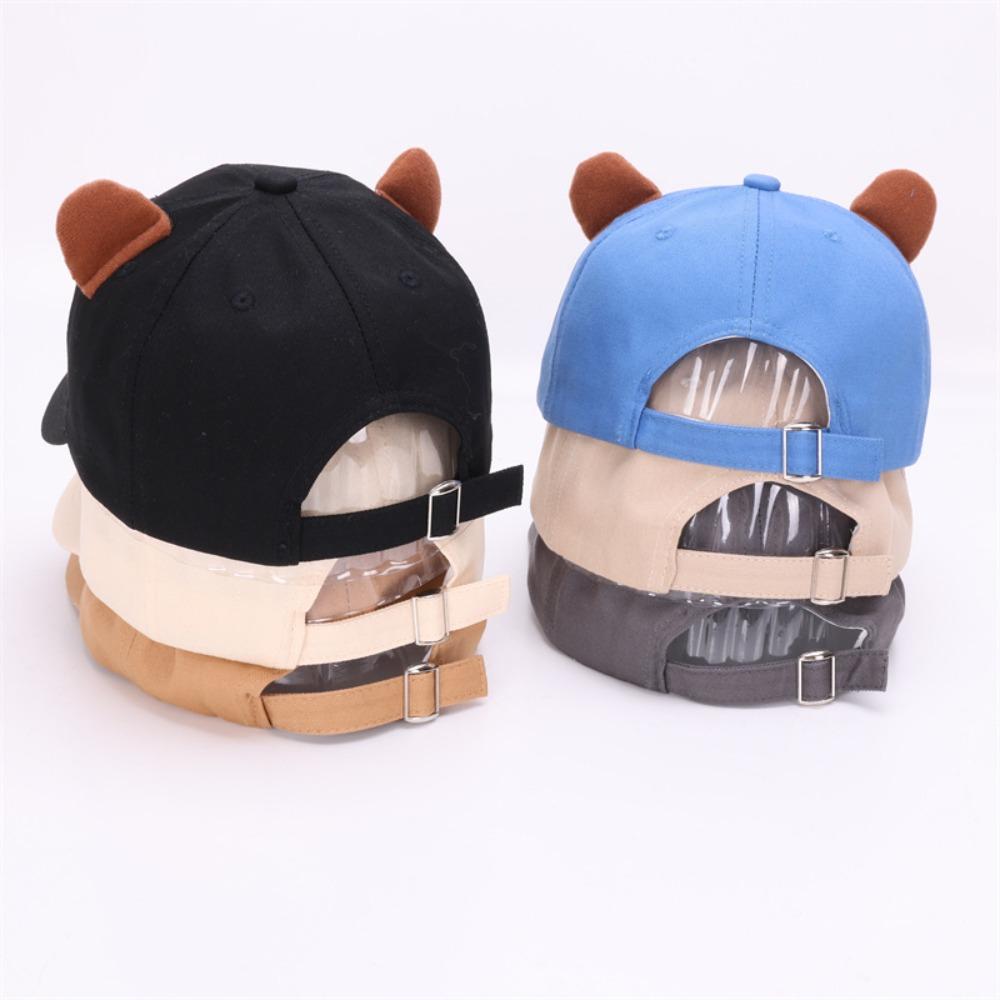 Thin Children Baseball Hat Cotton Baby Sunscreen Hat Fashion Capybara Peaked Cap  Sun Visor