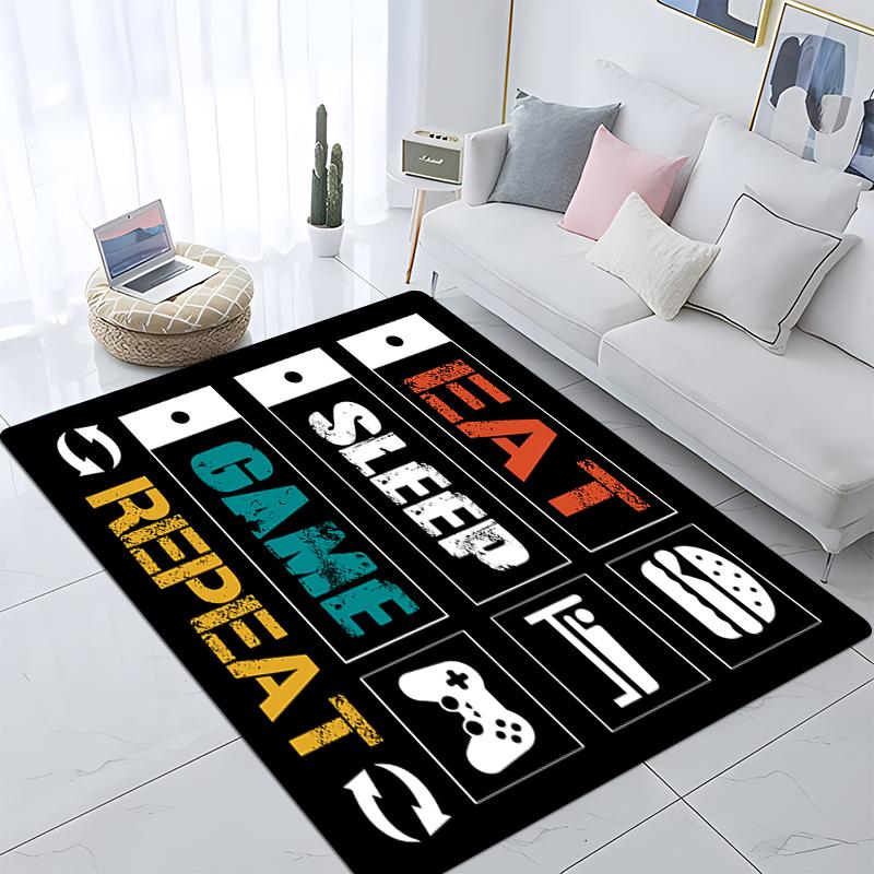 Game Handle Carpet Yoga Living Room Crawling Mat Doormat  Living Room Area Rug Games Area Washroom Floor Mat Cute Rug Doormat