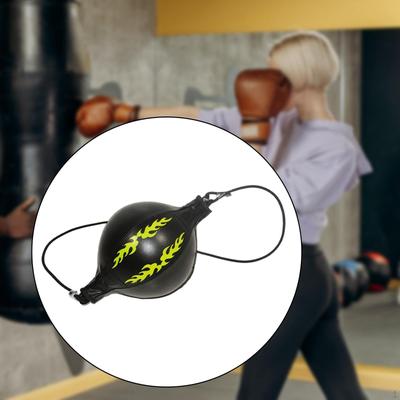 Boxing Ball Double End Training Floor To Ceiling Equipment Gear for Workout, Hitting, Agility ,